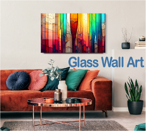glass wall art abstract luxury painting poster canvas